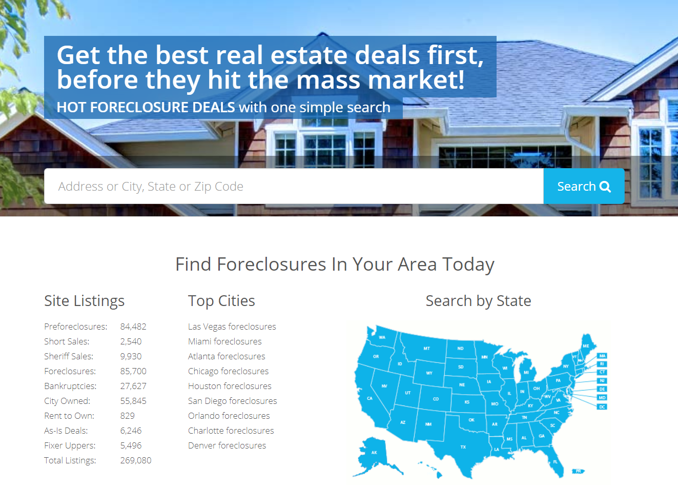 Search For Foreclosures