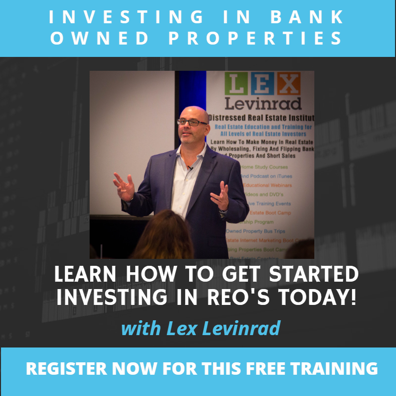 Learn how to invest in foreclosures and bank owned properties